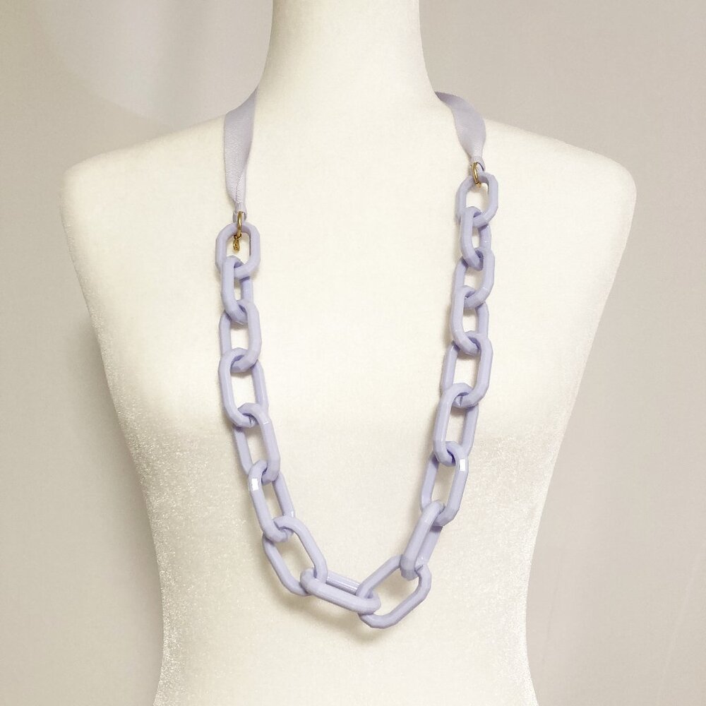 J. Crew Light Purple Chain Necklace
